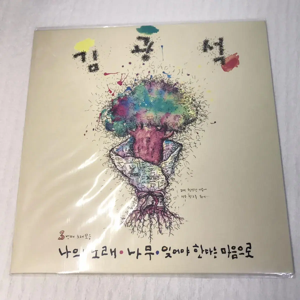 미개봉 새상품 김광석 3집 lp